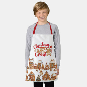 Süße Weihnachtsbäckerei-Gingerbread-Mann-Häuser Schürze