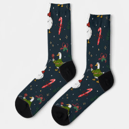 Süße Weihnachtsenten Socken