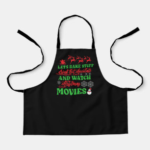 Süße Weihnachtsfilme Backen Word Art Schürze