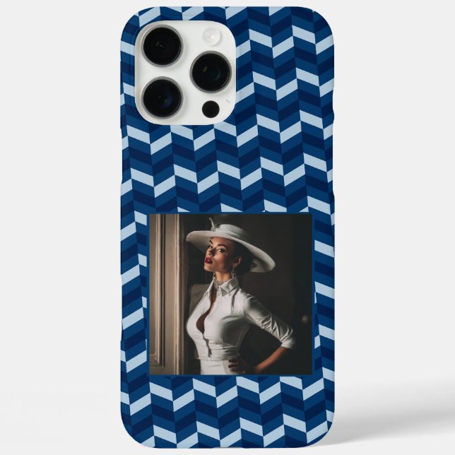 Süße Weihnachtsgeschenke für Frauen Chevron-Muster Case-Mate iPhone Hülle (Rückseite)
