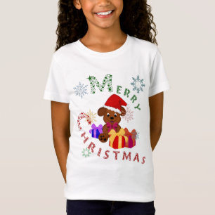 Süße Weihnachtsgeschenke für Hunde und Schneeflock T-Shirt