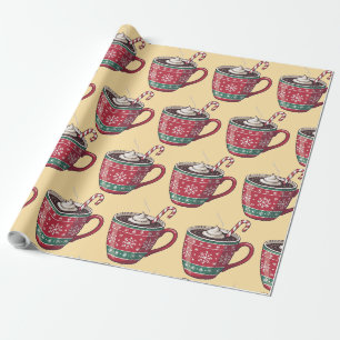 Süße Weihnachtsgeschenkverpackung Geschenkpapier