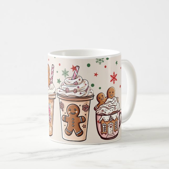 Süße Weihnachtsgetränke Kaffeetasse (VorderseiteRechts)