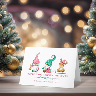 Süße Weihnachtsgnome Weihnachten