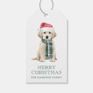 Süße Weihnachtshunde Geschenkanhänger