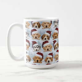 Süße Weihnachtshunde Kaffeetasse
