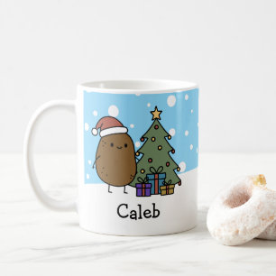 Süße Weihnachtskartoffel personalisiert mit Ihrem  Kaffeetasse