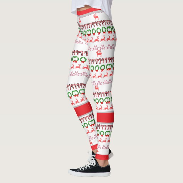 Süße Weihnachtsleggings Leggings (Links)