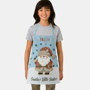 Süße Weihnachtsmann-Schneeflocken Santas kleiner B Schürze