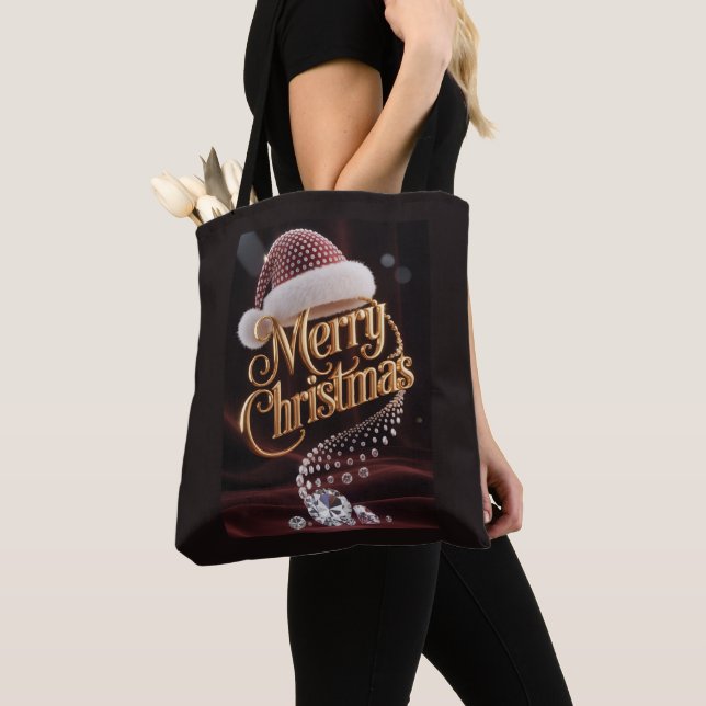 Süße Weihnachtsmannmütze & Typografie (Von Nahem)