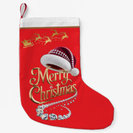 Süße Weihnachtsmütze Kleiner Weihnachtsstrumpf