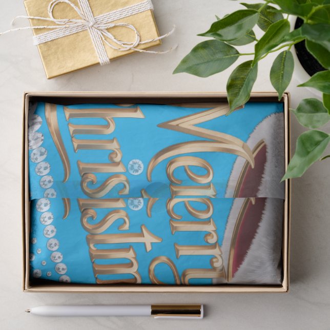 Süße Weihnachtsmütze Seidenpapier (Geschenk)