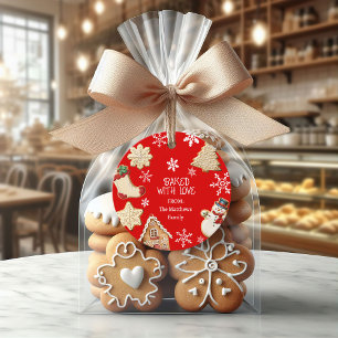 Süße Weihnachtsplätzchen-Geschenk-Tags Geschenkanhänger