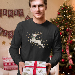 Süße Weihnachtsrenentiere Tri-Blend Shirt