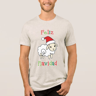 Süße Weihnachtsschafe – Frohe Weihnachten Tri-Blend Shirt