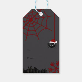 Süße Weihnachtsspinne Personalisiertes Geschenk-Ta Geschenkanhänger