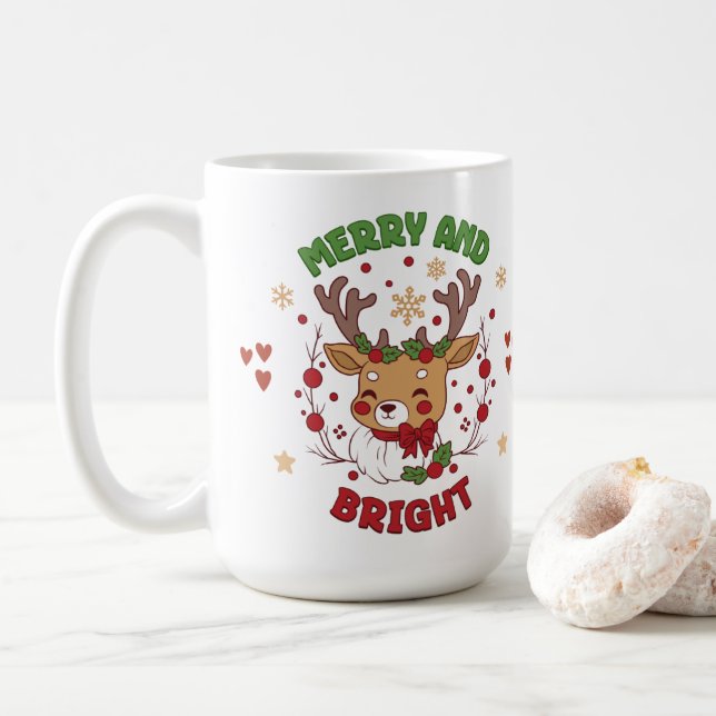 Süße Weihnachtstasse Kaffeetasse (Mit Donut)