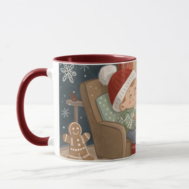 süße Weihnachtstasse Tasse (Links)