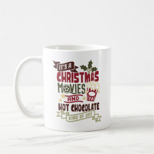 Süße Weihnachtstasse Weihnachtsfilme anschauen Kaffeetasse