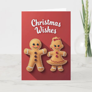 Süße Weihnachtswunschkarte Karte