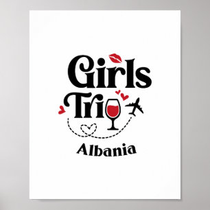 Süße Wein Mädchen Reise Alnia Urlaub Poster