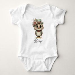 Süße weise Eule Baby Strampler