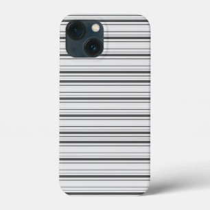 Süße weiße graue Streifen Case-Mate iPhone Hülle