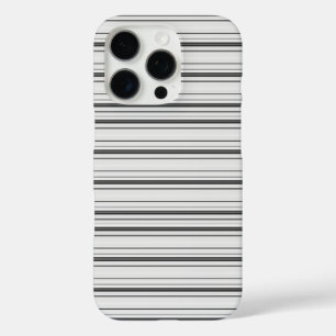 Süße weiße graue Streifen iPhone 16 Pro Hülle