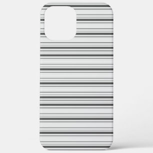 Süße weiße graue Streifen Case-Mate iPhone Hülle
