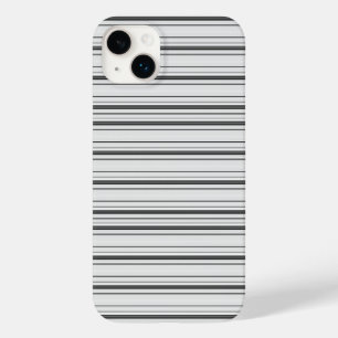 Süße weiße graue Streifen Case-Mate iPhone 14 Plus Hülle