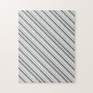 Süße weiße graue Streifen Puzzle