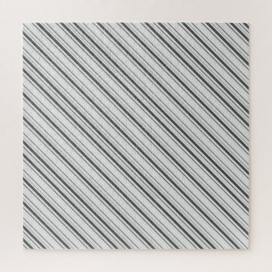 Süße weiße graue Streifen Puzzle