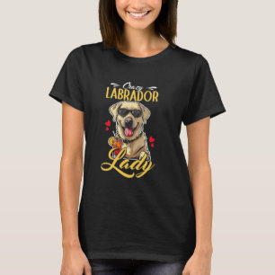 Süße weiße Labradormischung Labrador Retriever Mut T-Shirt