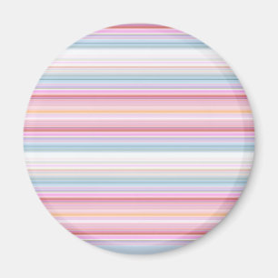 Süße weiße rosa Streifen Magnet