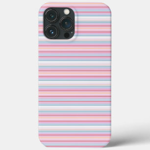 Süße weiße rosafarbene Streifen Case-Mate iPhone Hülle
