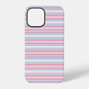 Süße weiße rosafarbene Streifen iPhone 12 Pro Hülle