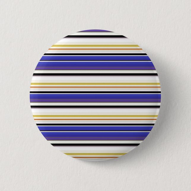 Süße weiße violette Streifen Button (Vorderseite)