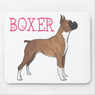 Süße Welpen Cartoon Hund Geschenk Boxer Mousepad