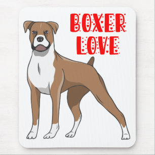 Süße Welpen Cartoon Hund Geschenk Boxer Mousepad