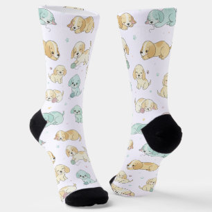 Süße Welpen-Crew-Socken Socken