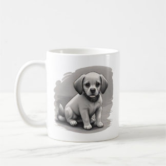 Süße Welpen-Kaffeetasse Kaffeetasse