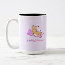 Süße Welpen-Workout-Tasse – Fauler Fitness-Humor