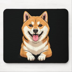 Süße Welpenrasse künstlerischer Shiba japanischer Mousepad