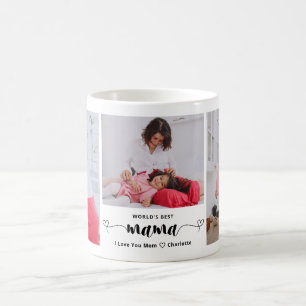 Süße Welt Beste Mama Foto Collage Muttertag  Kaffeetasse