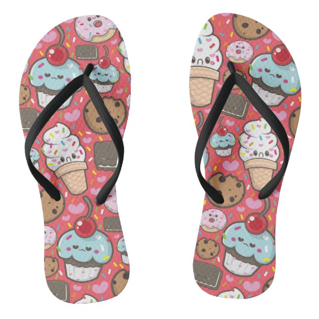 süße Welt Flip Flops (Fußbett)
