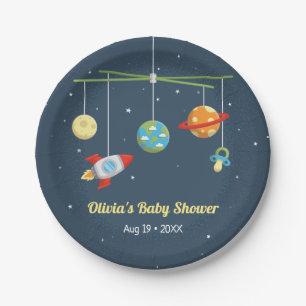Süße Weltraum-Kinderzimmerspielzeuge Baby Shower Z Pappteller