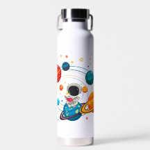Süße Weltraum-Wasserflasche für Kinder