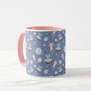 Süße Weltraumkatzen Tasse