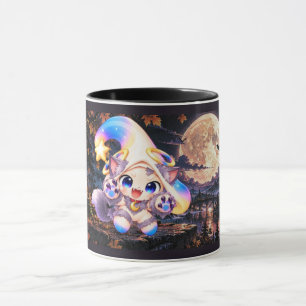 Süße Werwolf-Halloween-Tasse - Gruseliger Kawaii-B Tasse