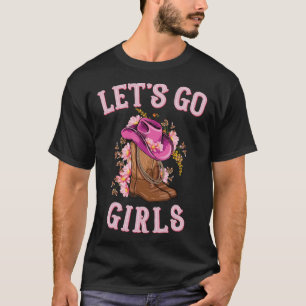 Süße Western-Cowgirls Country Western Rodeo Los T-Shirt